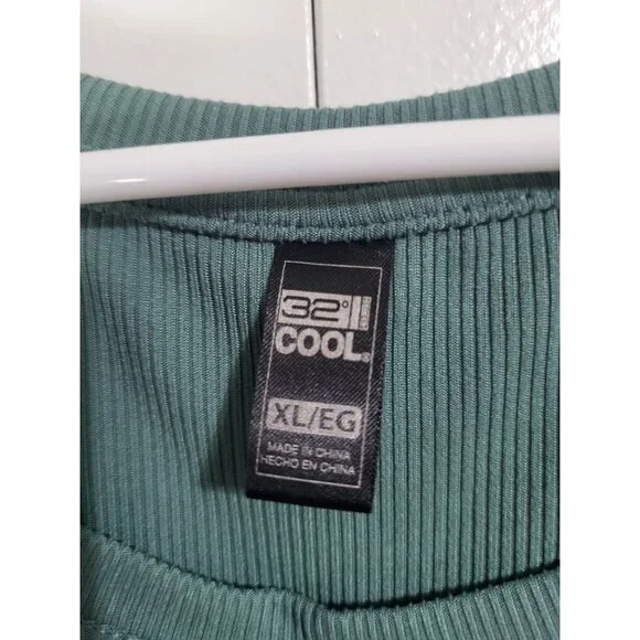 32 Degrees Cool Women's XL Soft Rib Tank Swing Dress Sleeveless - Picture 3 of 7